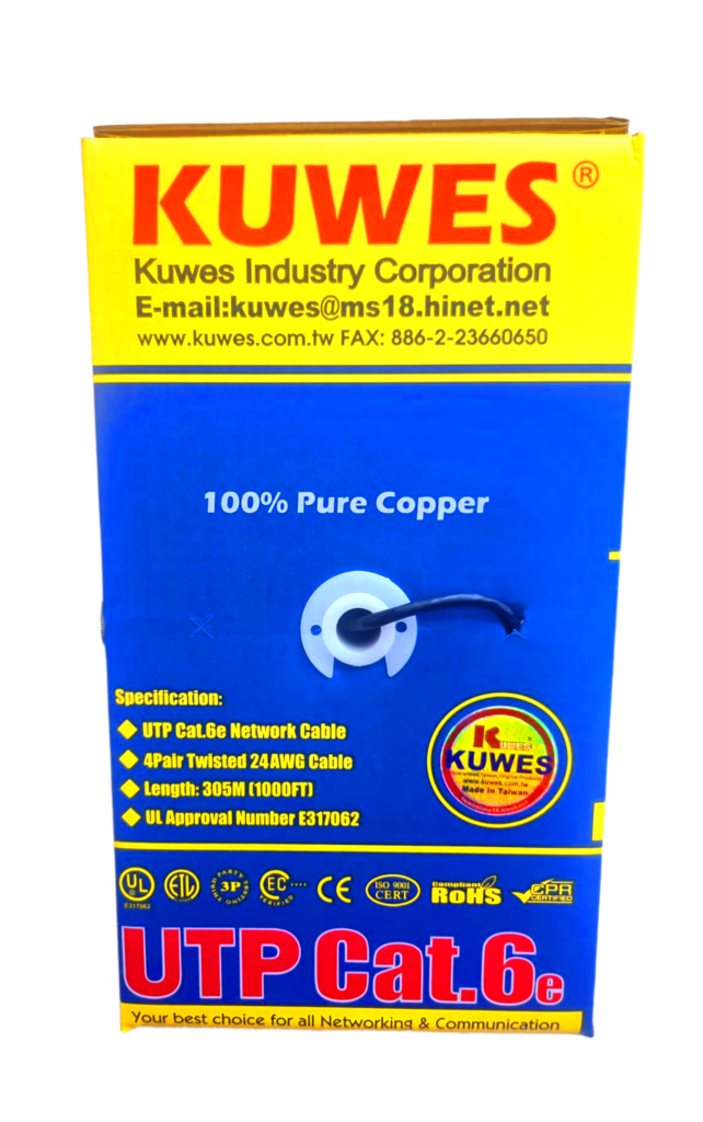 KUWES CAT6 LAN CABLE OUTDOOR (24 AWG) GulfStar