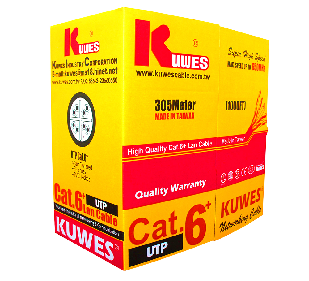 KUWES CAT6 PLUS LAN CABLE (23 AWG)