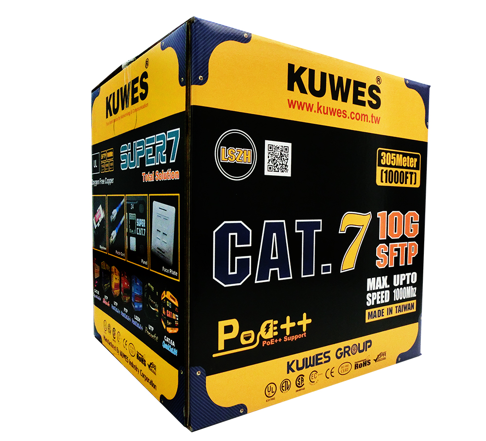 KUWES CAT7 SOLID LAN CABLE